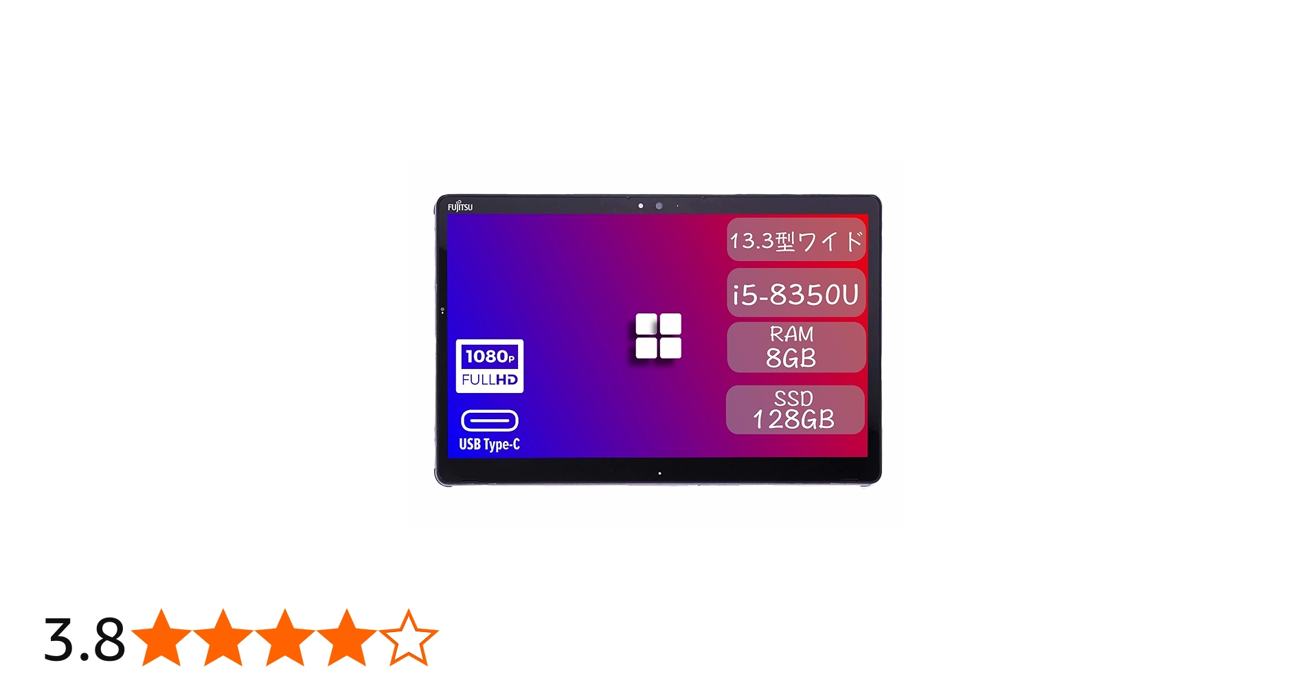 Amazon.co.jp: Fujitsu ARROWS Tab Q738 Tablet / 13.3 Inch