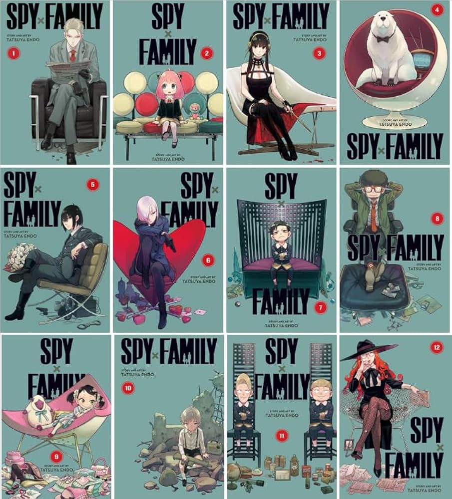 Spy X Family Series, Vol. 1-12 Collection Book Set: Tatsuya Endo