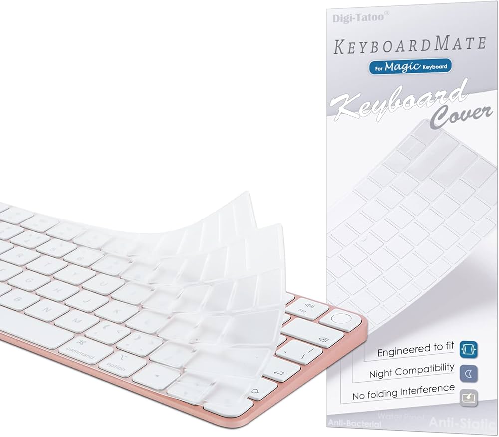 Amazon.co.jp: iMac Magic Keyboard用キーボードカバー 対応英語US配列