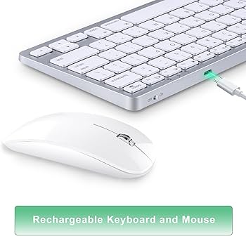 Amazon.com: 5 in1 Wireless Keyboard and Mouse Combo Rechargeable