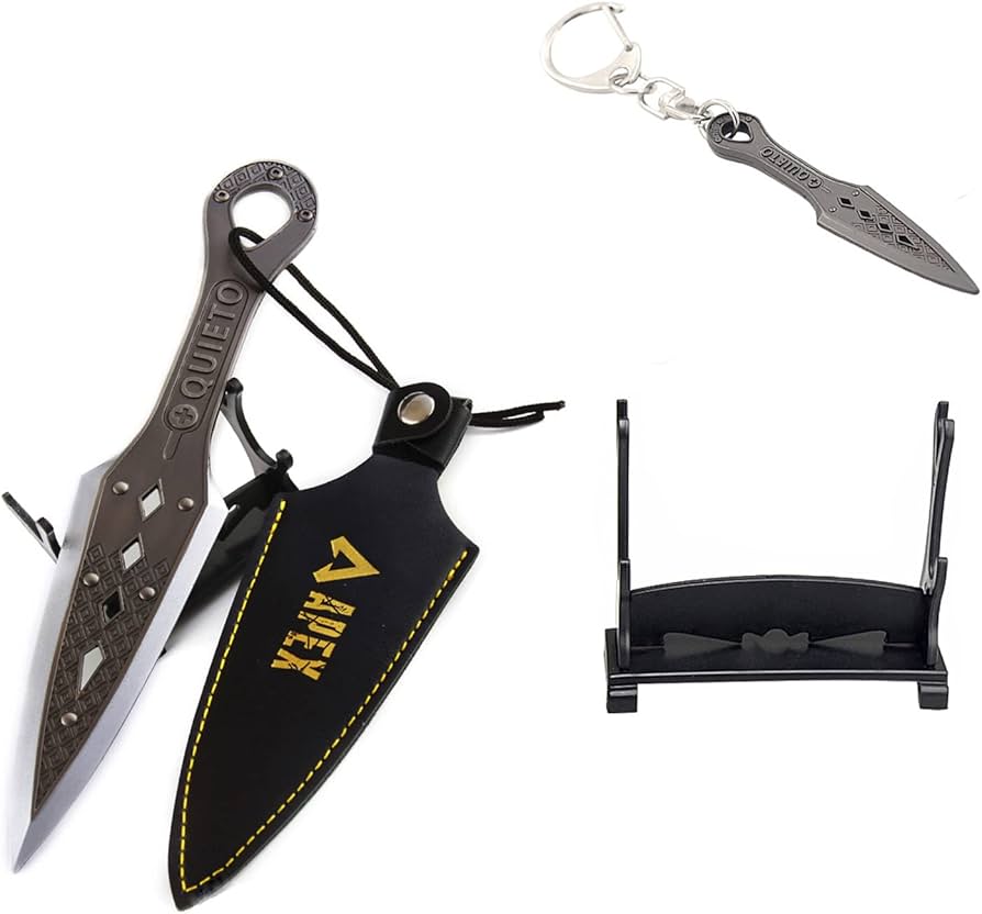 Amazon.co.jp: レイス クナイ 実物大 革鞘付き エーペックス