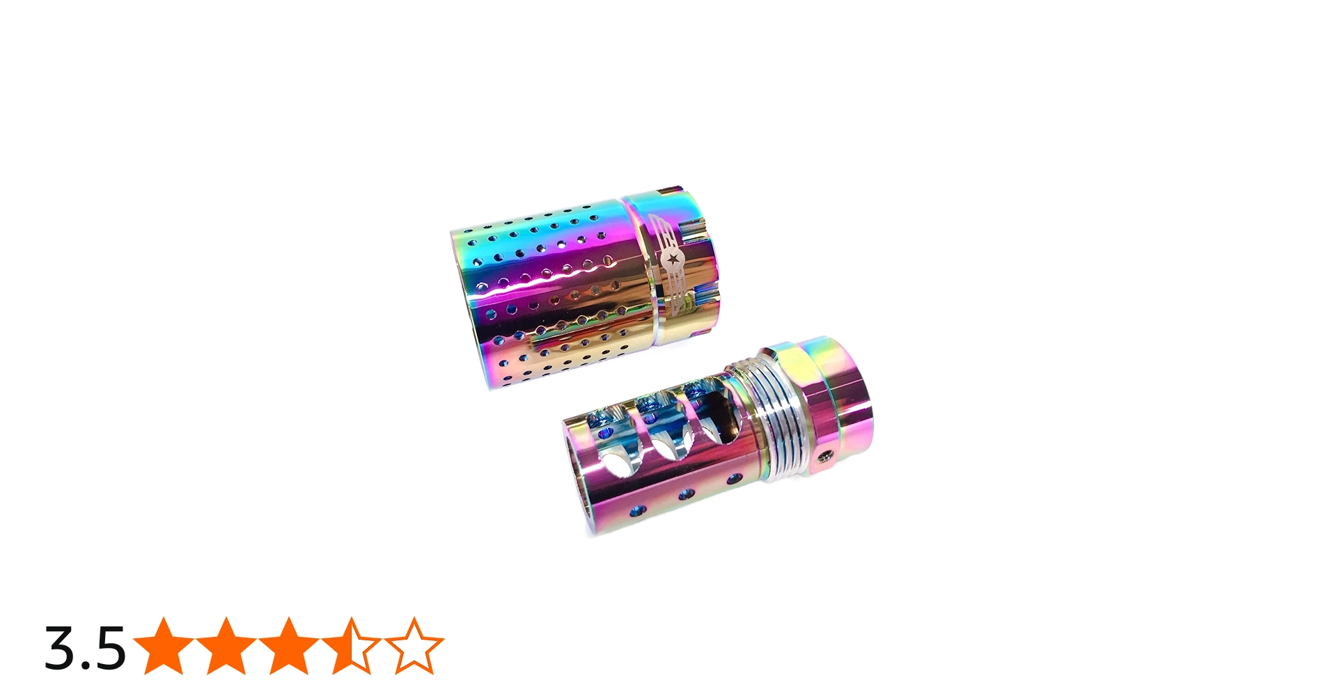 Amazon | ChaosAirsoft 2way メタルフラッシュハイダー 14mm逆ネジ