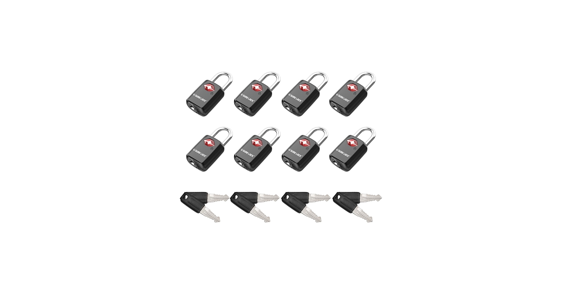 Amazon.com: SURE LOCK TSA Approved Luggage Locks - One Key Opens