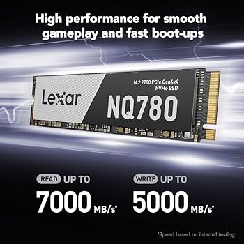 Amazon.com: Lexar 2TB NQ780 SSD PCIe Gen4 NVMe M.2 2280 Internal