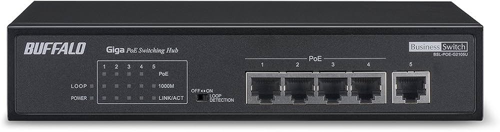 Amazon | BUFFALO IEEE802.3af規格(PoE)対応 ノン・インテリジェント