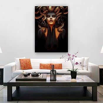 Amazon.com: Stantini Medusa Wall Art Greek Mythology Poster Nature
