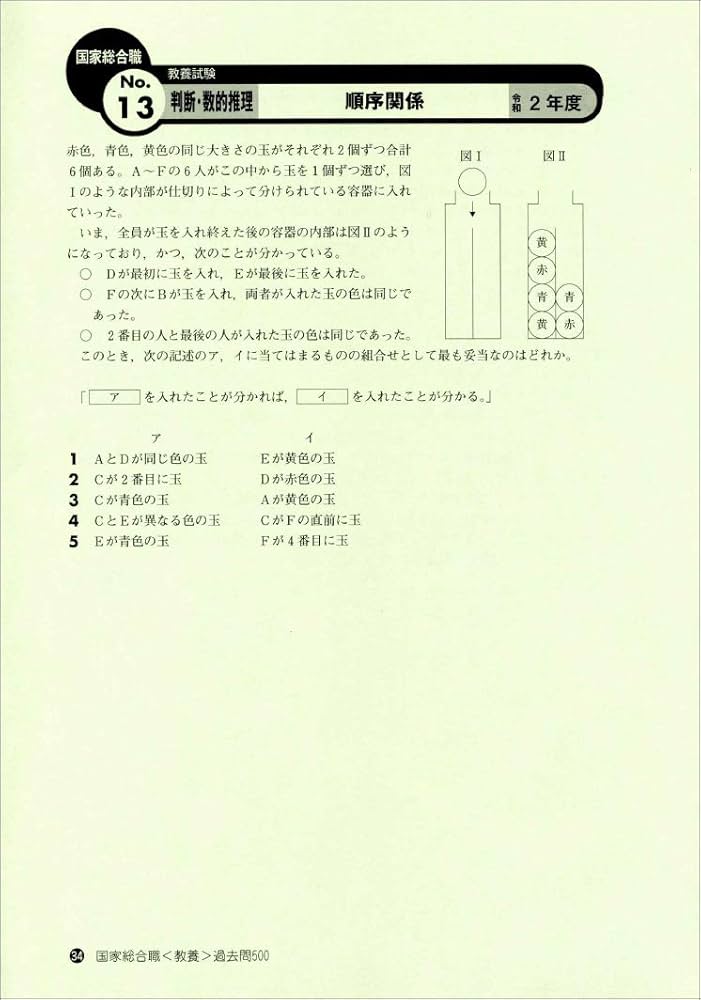 国家総合職 教養試験 過去問500 2022年度 (公務員試験 合格の500