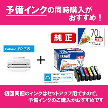 Amazon.co.jp: エプソン プリンター A4 インクジェット カラリオ EPー