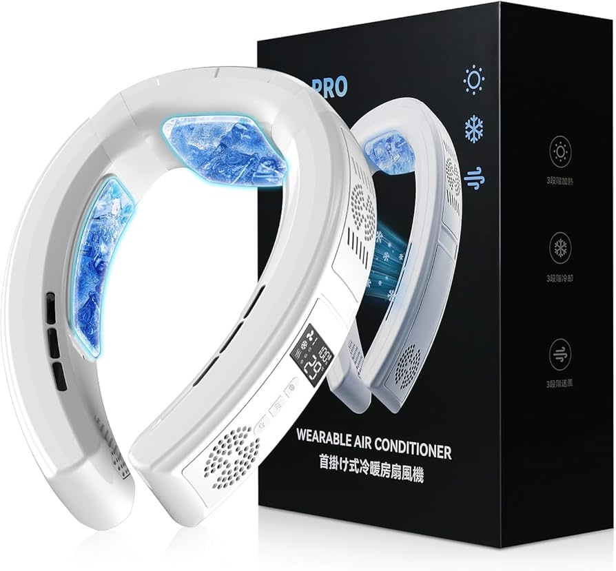 Amazon.co.jp: ネッククーラー 首掛け扇風機 冷却プレート 【2025年夏