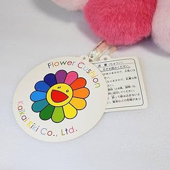 Amazon.co.jp: 村上隆 kaikai kiki お花 ぬいぐるみ クッション