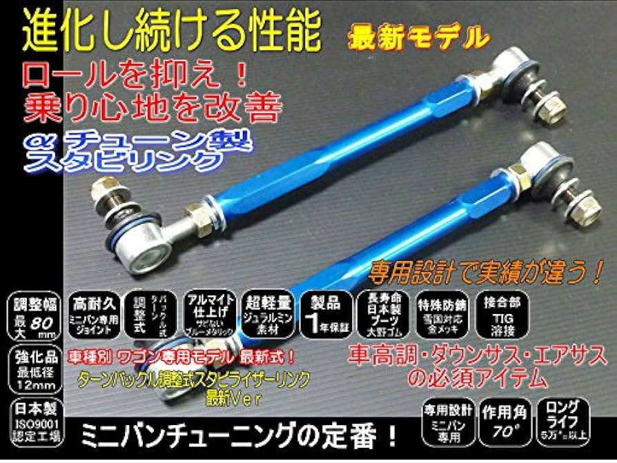 Amazon | αチューン Nボックス 調整式 スタビリンク JF系 2017年9月