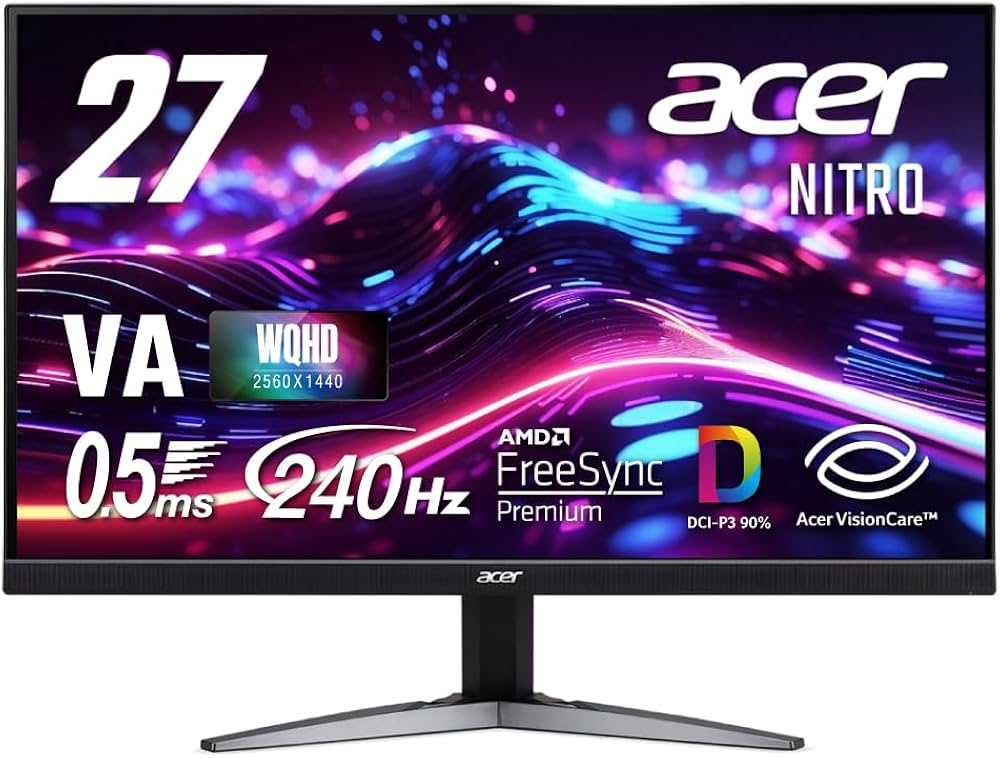 Amazon.co.jp: Acer Nitro ゲーミングモニター 27インチ WQHD 非光沢