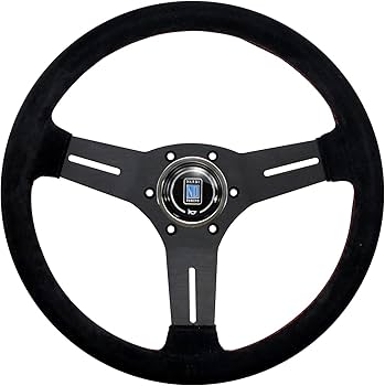 Amazon | Nardi ステアリングホイール - 競技用 - ブラックスエード