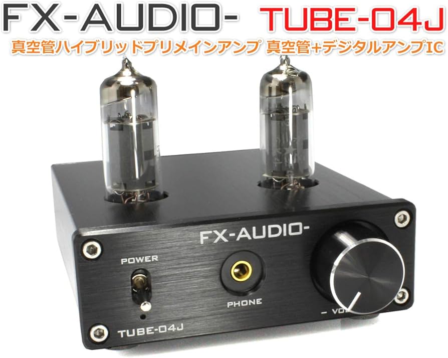 Amazon.co.jp: FX-AUDIO- TUBE-04J[ブラック] 真空管ハイブリッド