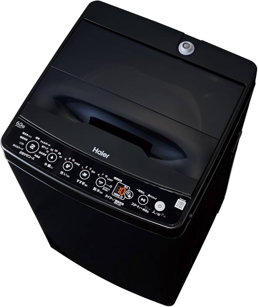 Amazon | ハイアール(Haier) 洗濯機 6kg 1-3人用 しわケア脱水 槽風