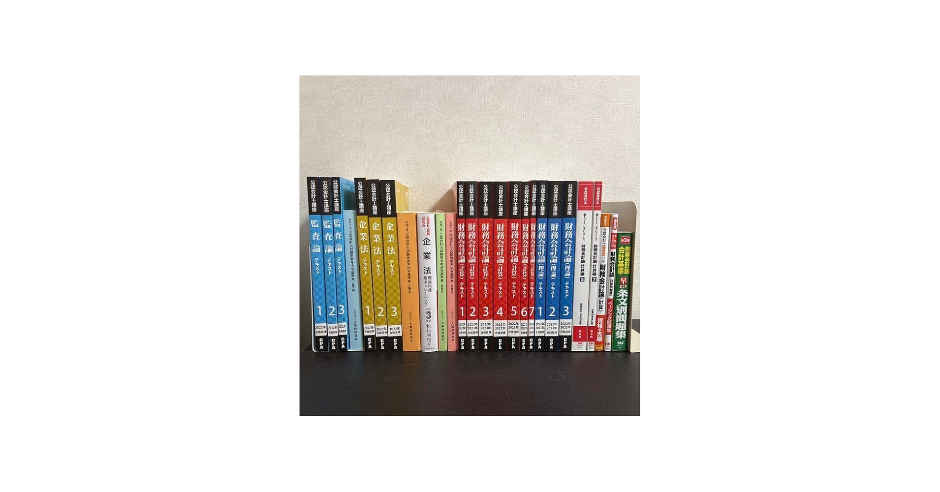 Amazon.co.jp: CPA 公認会計士 テキスト問題集 セット 2022年 2023年