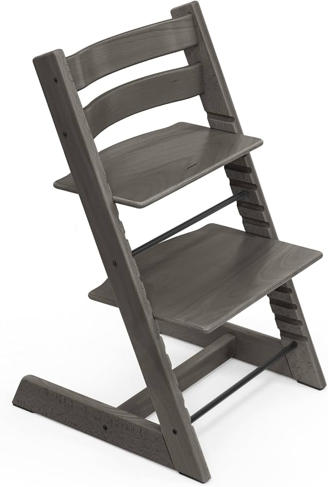 Amazon | Tripp Trapp by Stokke Adjustable Wooden Hazy Grey Baby