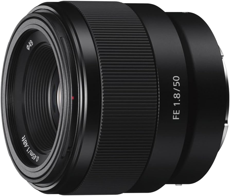 Amazon.com : Sony - FE 50mm F1.8 Standard Lens (SEL50F18F), Black