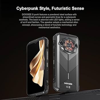 Amazon.com: DOOGEE S Punk Rugged Smartphone Android 14, Breathing