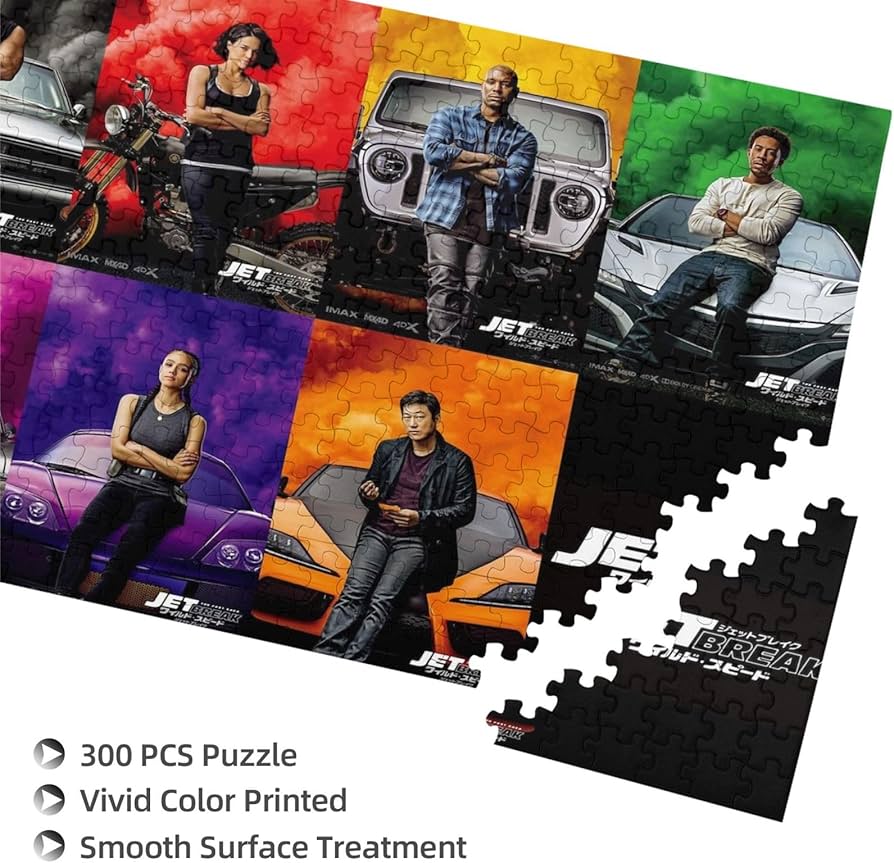 Amazon.co.jp: ワイルド・スピード ジグソー パズル 300ピース 子供用