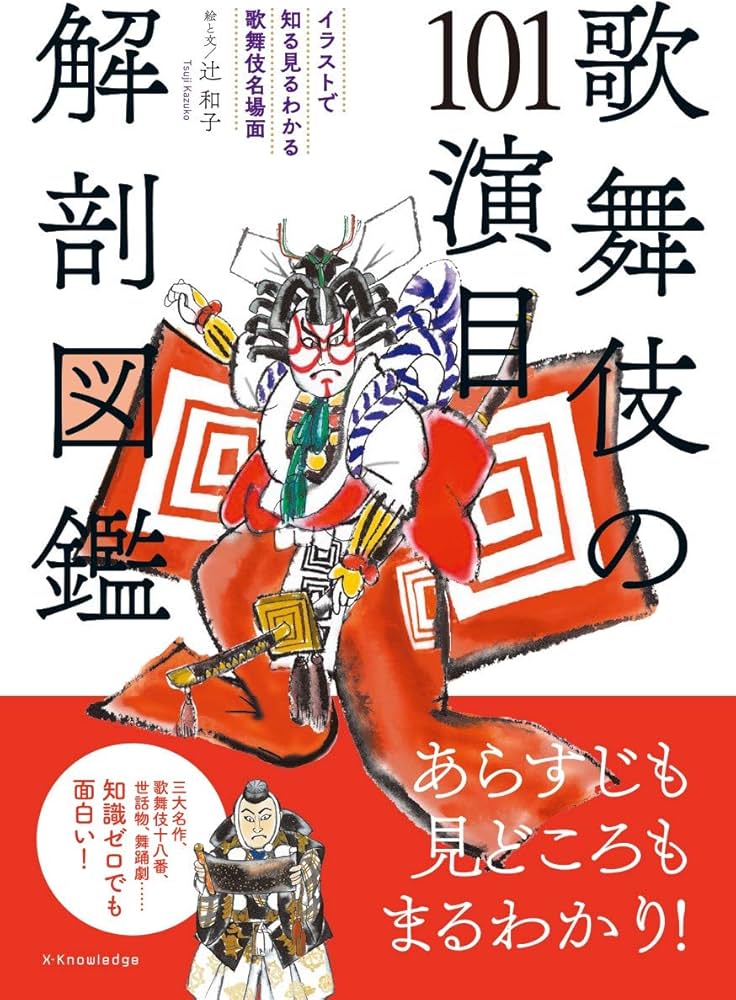 歌舞伎の101演目 解剖図鑑(イラストで知る見るわかる歌舞伎名場面