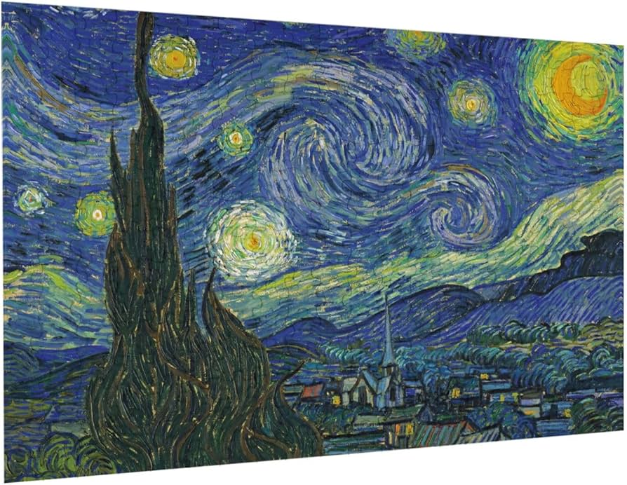 Amazon | ゴッホ 星月夜 パズル 300ピース ジグソーパズル 木製