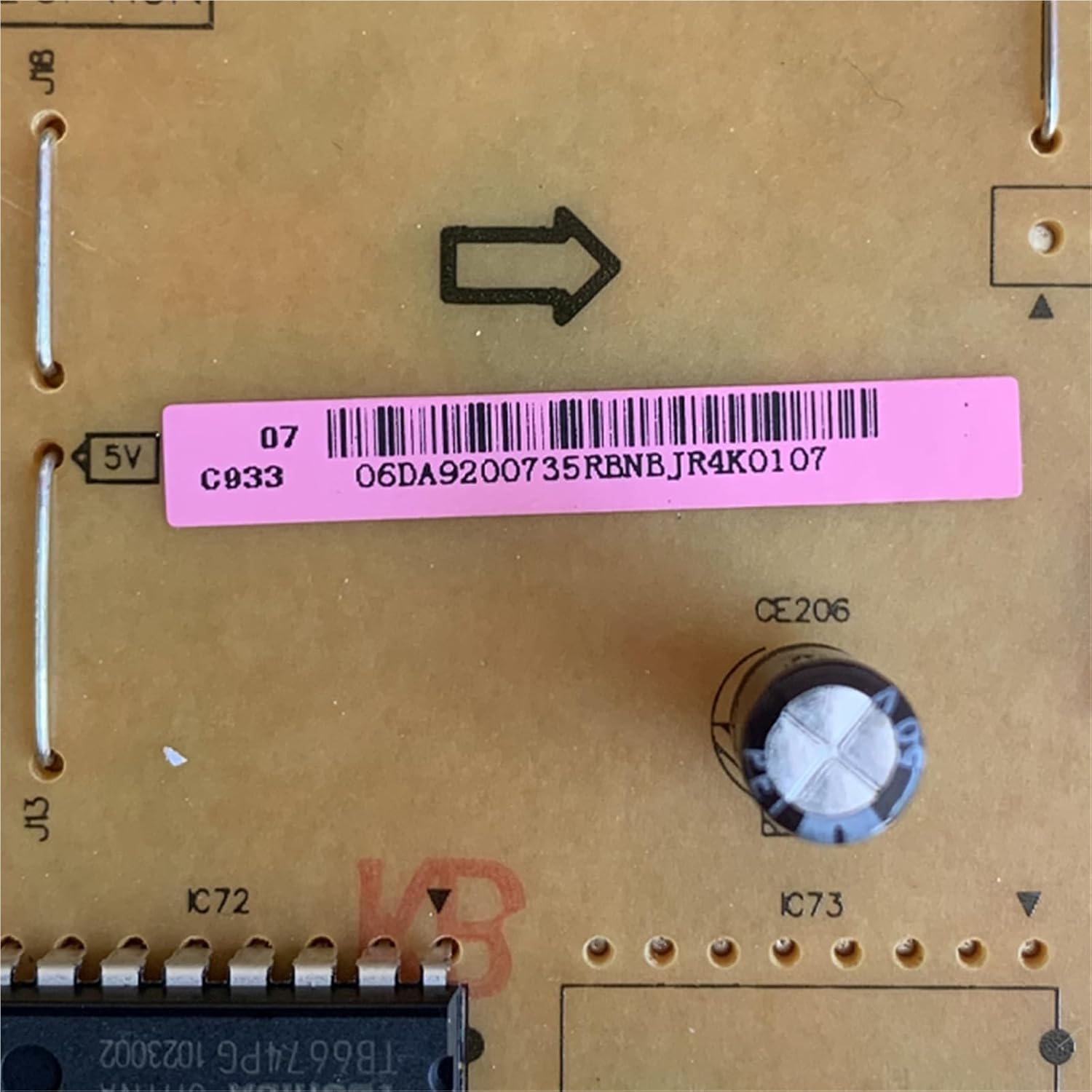 三菱冷蔵庫MR-G45J-W用制御基板 【公式通販】