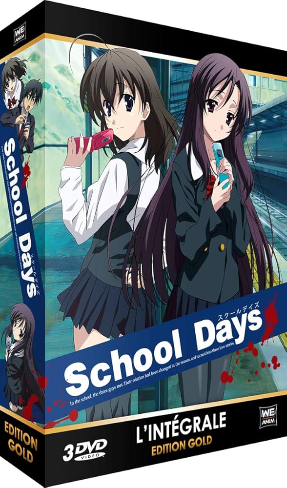 Amazon.co.jp: School Days コンプリート DVD-BOX （全12話+OVA1話