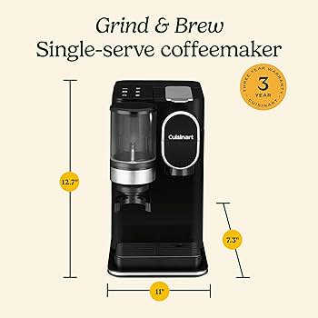 Amazon.com: Cuisinart Single-Serve Coffee Maker + Coffee Grinder