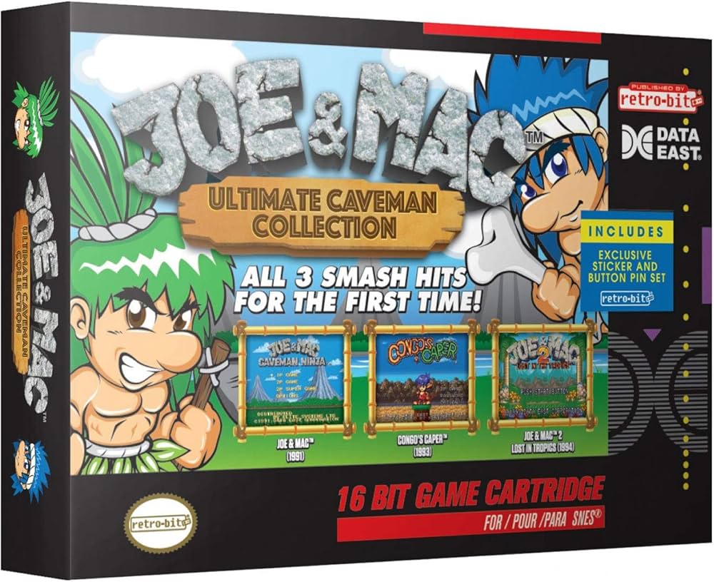 Amazon.com: Retro-Bit Joe & Mac: Ultimate Caveman Collection