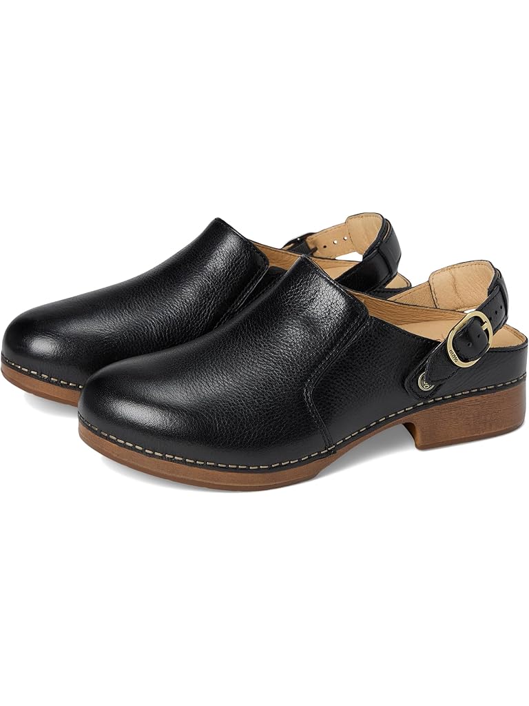 Dansko maria black milled nubuck + FREE SHIPPING | Zappos
