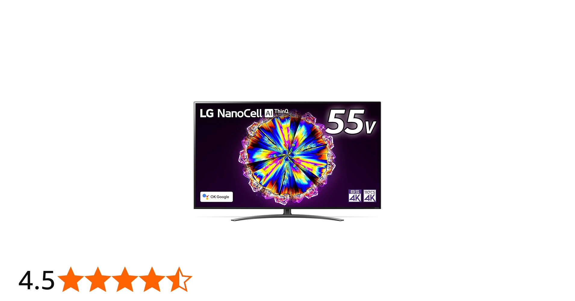 Amazon | 55NANO91JNA 4K液晶テレビ 4Kチューナー内蔵 55V型 | テレビ 通販