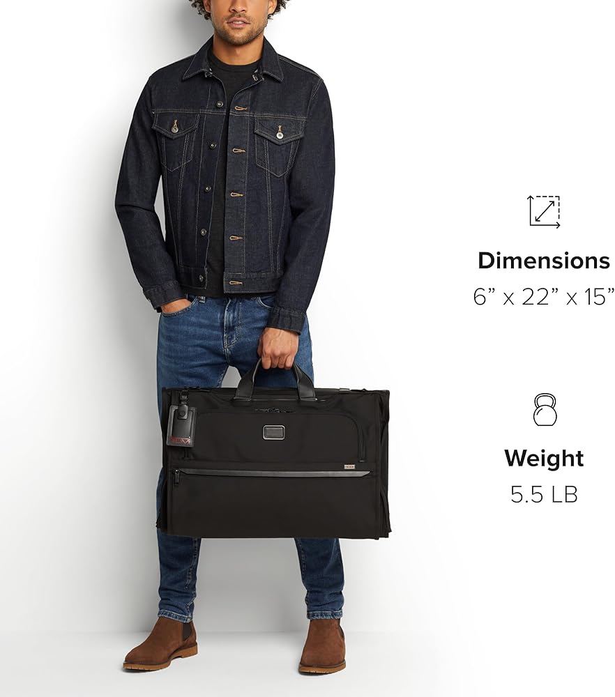 Amazon.com | TUMI - Alpha Garment Bag Tri-Fold Carry-On - Business