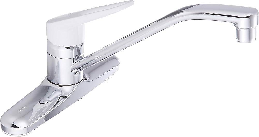 Amazon | LIXIL(リクシル) INAX シングルレバー混合水栓 ホワイト SF