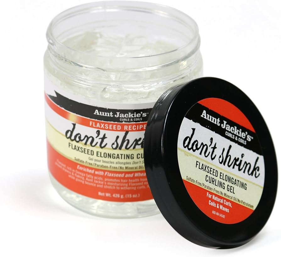 Aunt Jackies Don't Shrink Flaxseed Elongating Curling Gel, 15 Oz