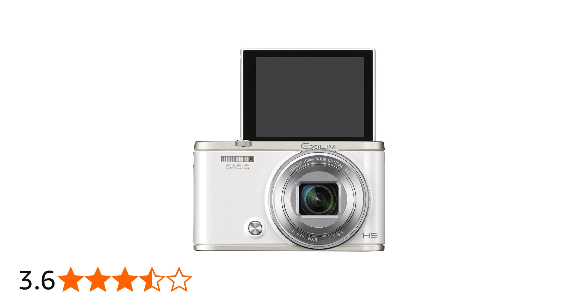 Amazon | CASIO デジタルカメラ EXILIM EX-ZR4000WE 超広角19mm