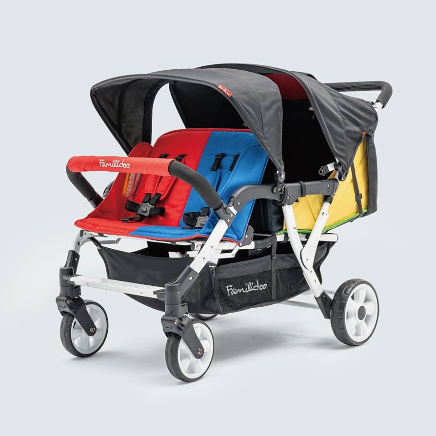 Amazon.com : Familidoo H4E Quad Stroller Wagon for Kids, 4-Seater