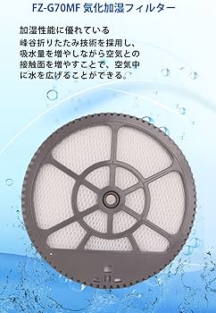 Amazon.co.jp: FZ-G70MF 加湿フィルター 枠付き KI-GS50 KI-GS70 KI