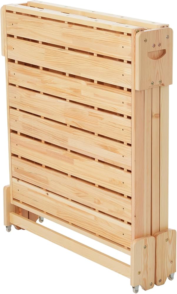 Amazon｜【組立不要・完成品】すのこベッド シングル 天然木 パイン材