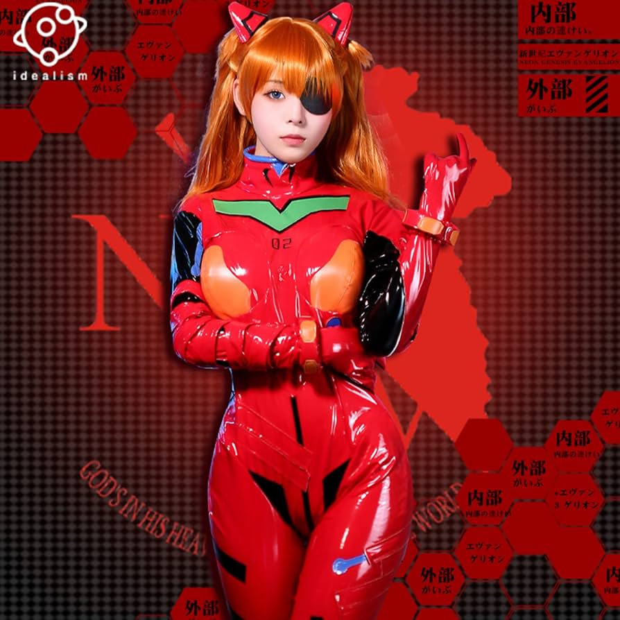 Amazon.co.jp: 新世紀エヴァンゲリオン コスプレ アスカ ワンピース型