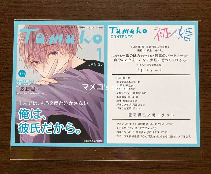 Amazon.co.jp: 「初×婚」黒崎みのりTSUTAYA特典両面イラストカード