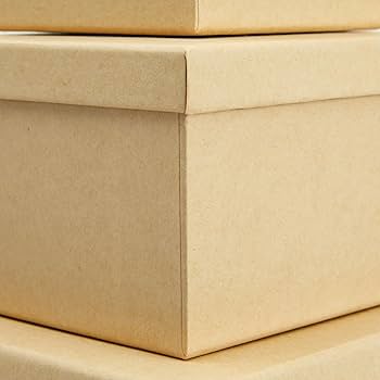 Amazon.com: Bright Creations Nesting Boxes - 6-Pack Brown Squares