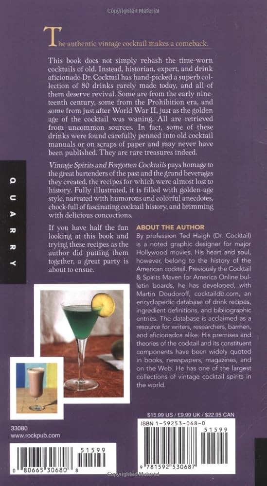 Vintage Spirits and Forgotten Cocktails : From the Alamagoozlum