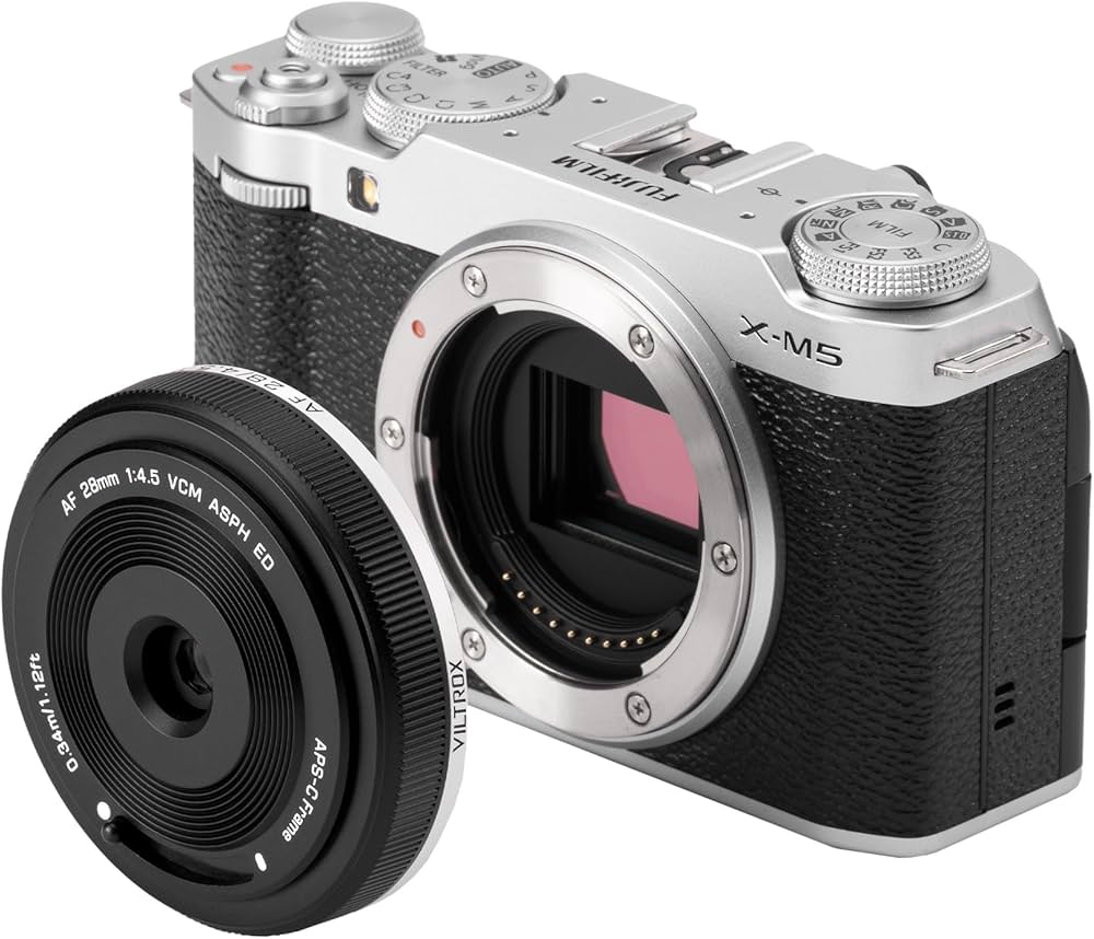 Amazon.co.jp: VILTROX AF 28mm F4.5 XF 超薄型 レンズ 富士フィルム X