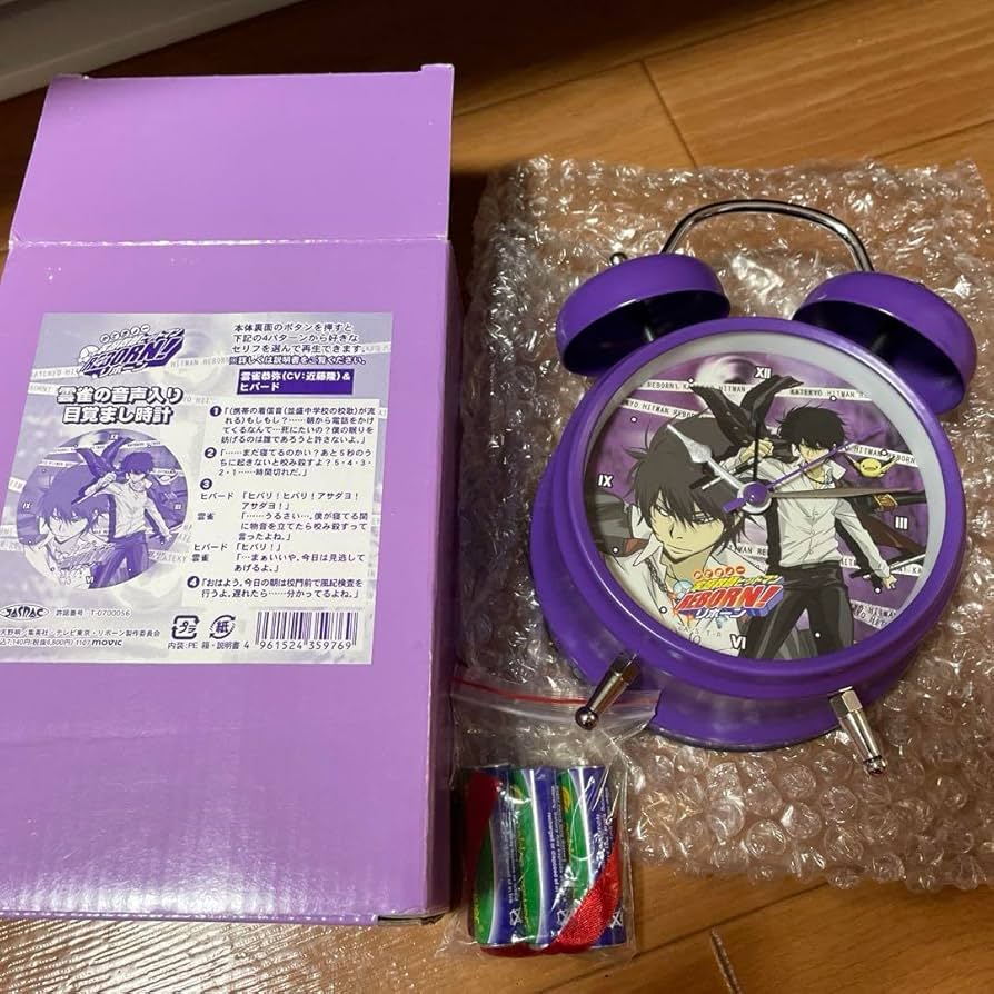 Amazon.co.jp: 雲雀の音声入り目覚まし時計 家庭教師ヒットマンREBORN