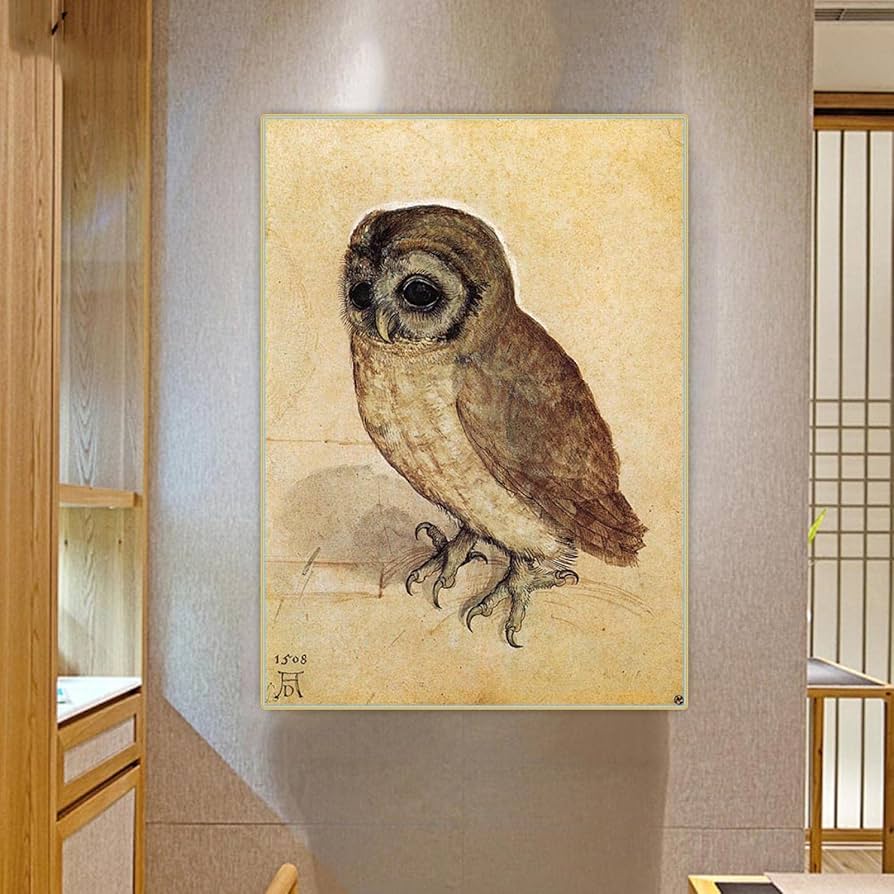 Amazon｜アルブレヒト・デューラーの絵画は「リトルフクロウ」の