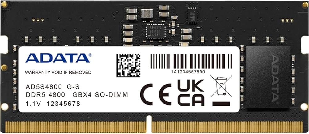 ADATA Memória RAM Premier 32GB (1x32GB) DDR5 4800MHz CL40 PC5