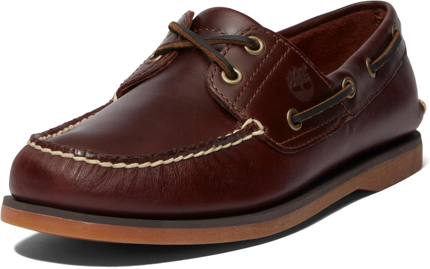 Amazon.com | Timberland Men's Classic Boat Shoe, Brown Leather, 7