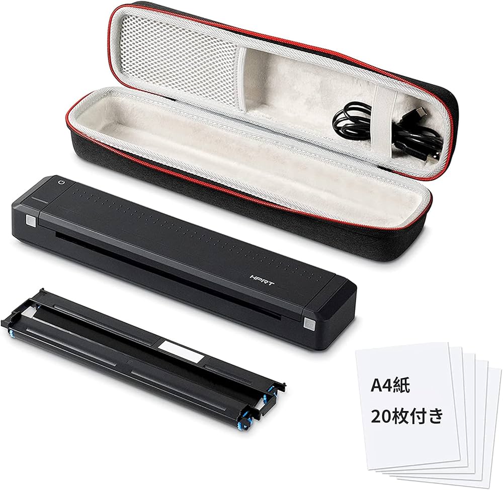 Amazon | HPRT A4モバイルプリンター MT800セット インクリボン 保護