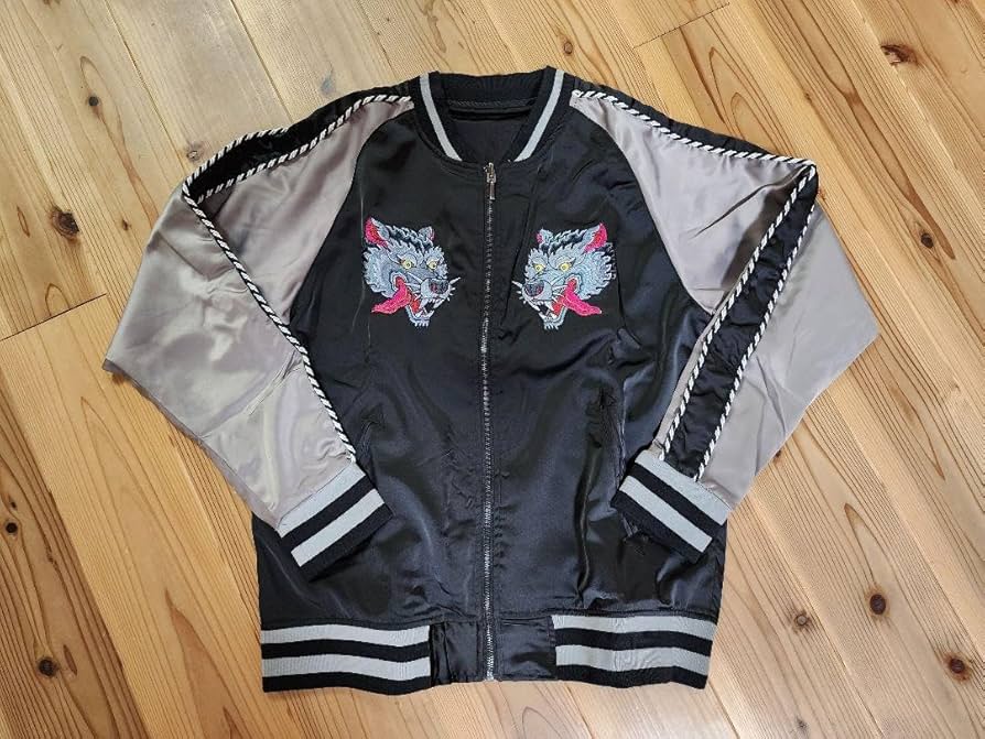 マンウィズ スカジャン MAN WITH A MISSION マンウィズ リバーシブル